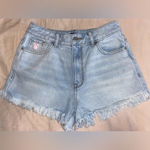 Pacsun size 25 playboy denim shorts 🌷